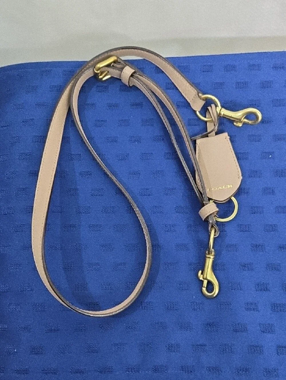 Coach detachable leather